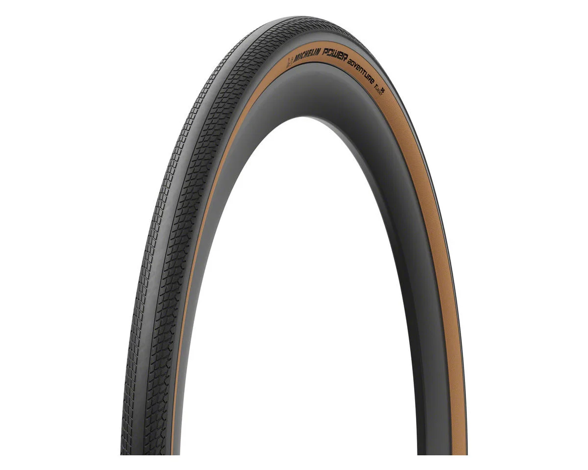 Michelin Power Adventure Classic TS TLR Gravel Tire (Tan Wall) (700c) (30mm)